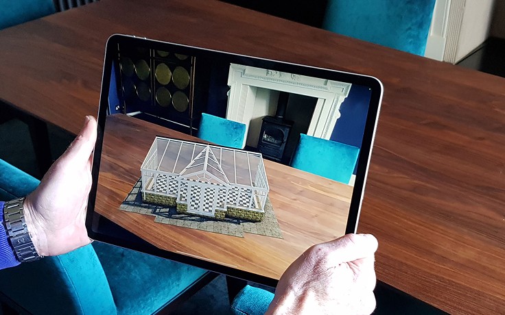 Table-top AR: a miniature conservatory on the dining table